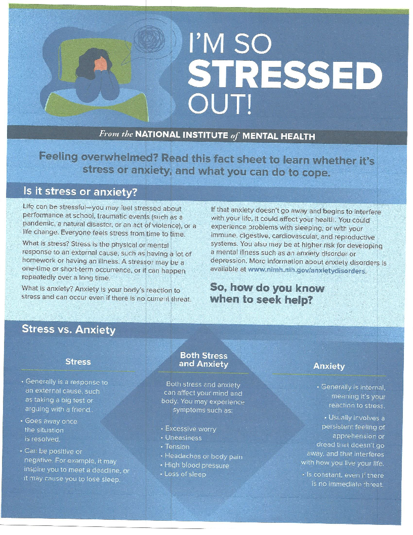 Mental Health Handout 2