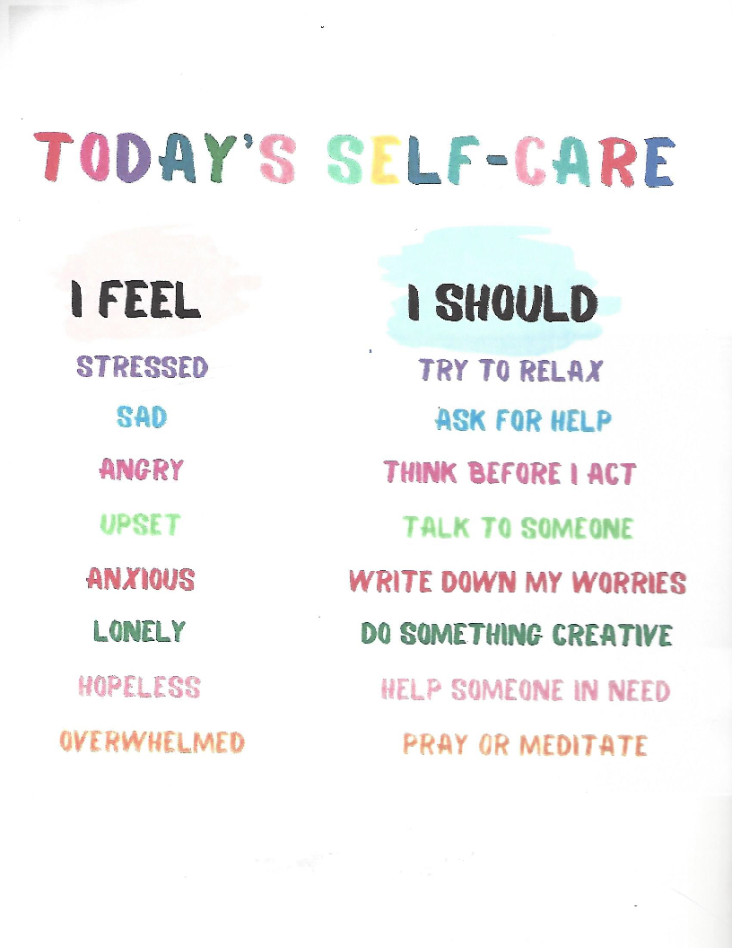 Self-Care Handout 3