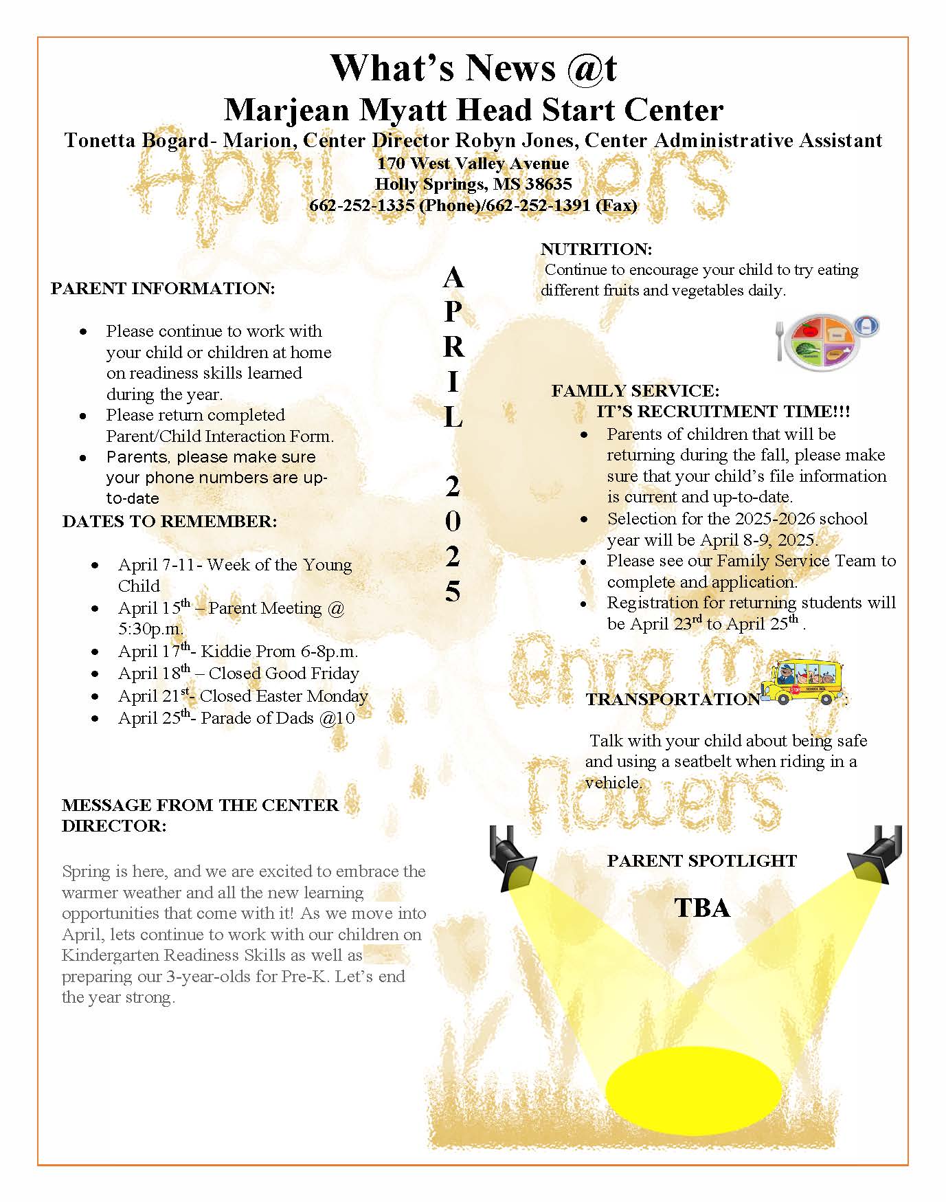 MTM-April 2025 Newsletter