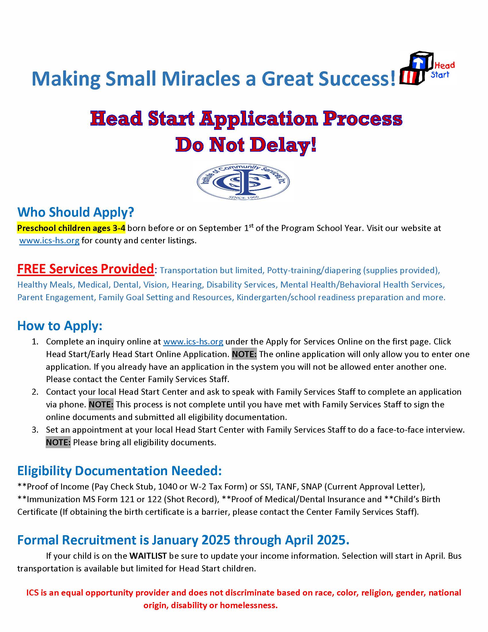 Recruitment Flyer Updated 060625 English