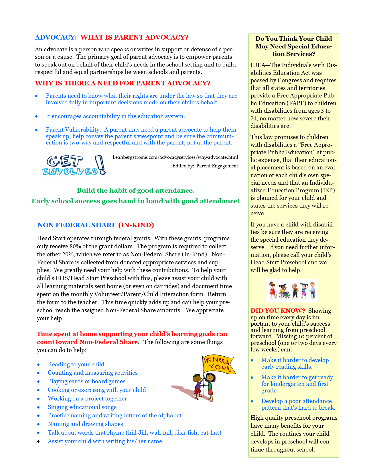 Newsletter Par Eng 8-25-2